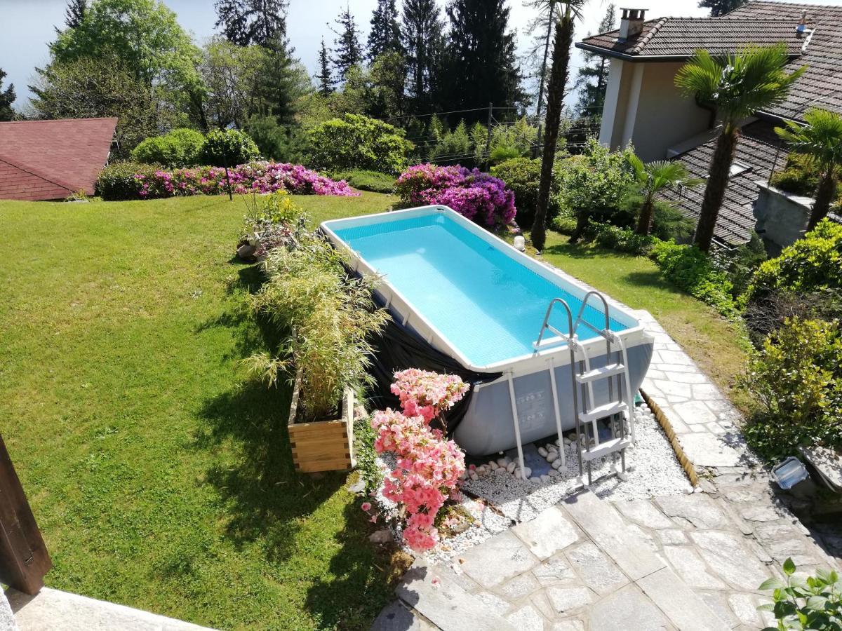 Romantica Casetta Nel Verde Con Vista Sul Lago Belgirate Dış mekan fotoğraf